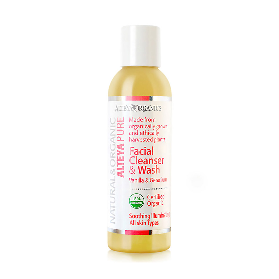 Alteya Organics Vanilje & Geranium Ansigtsrens - Naturlig Pleje