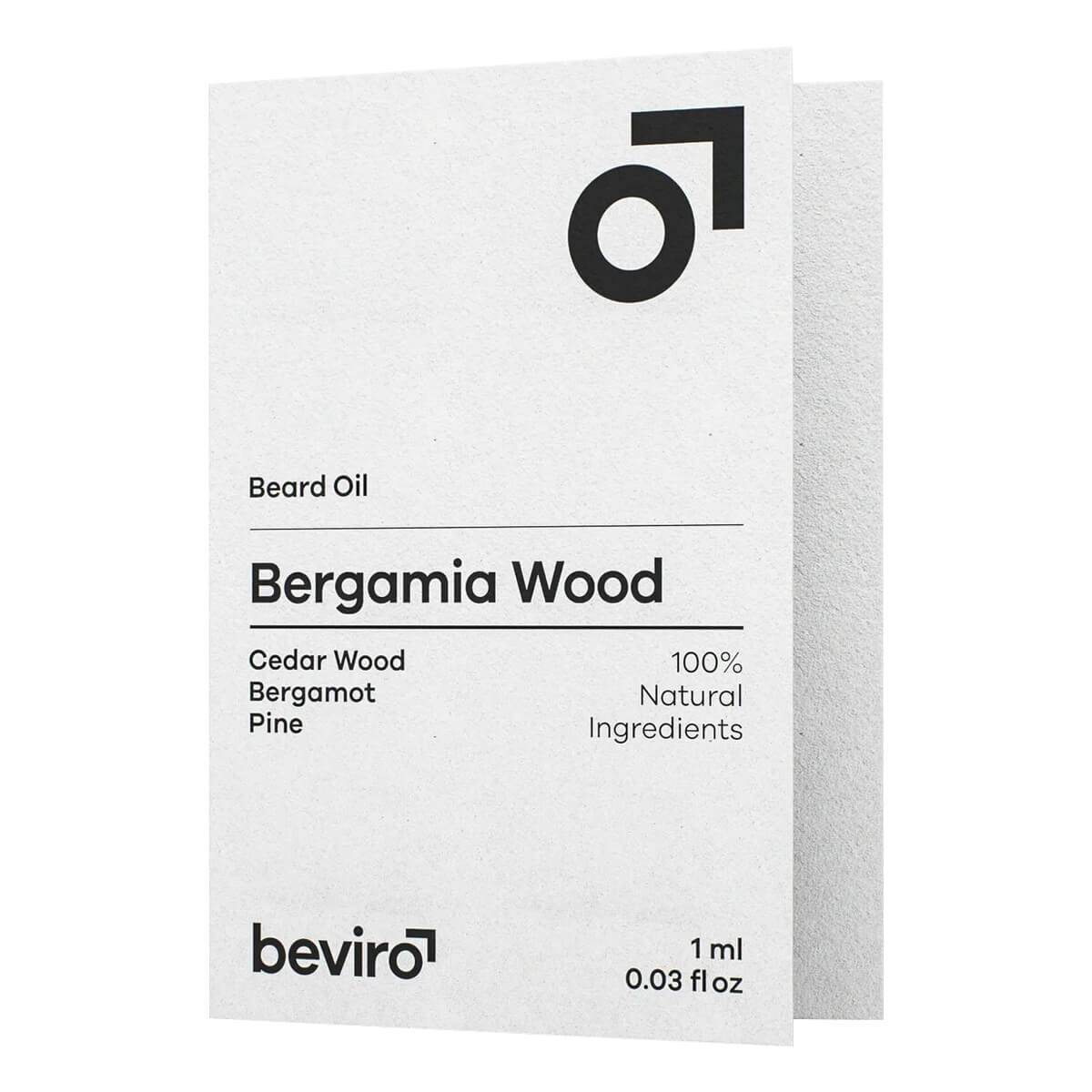 Beviro Beard Oil  Bergamia Wood  Sample  1 Ml